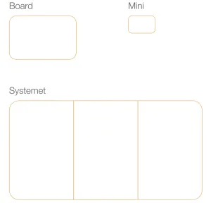 VC Skändi Birch Ply Frameless Magnetic Whiteboard thumbnail 6