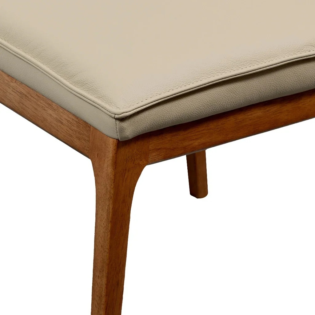VI Atherton Leather Dining Chair with Tiber Legs