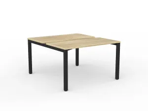 OL Axis 2-User Double Sided Workspace – Oak Top Black Frame thumbnail 16