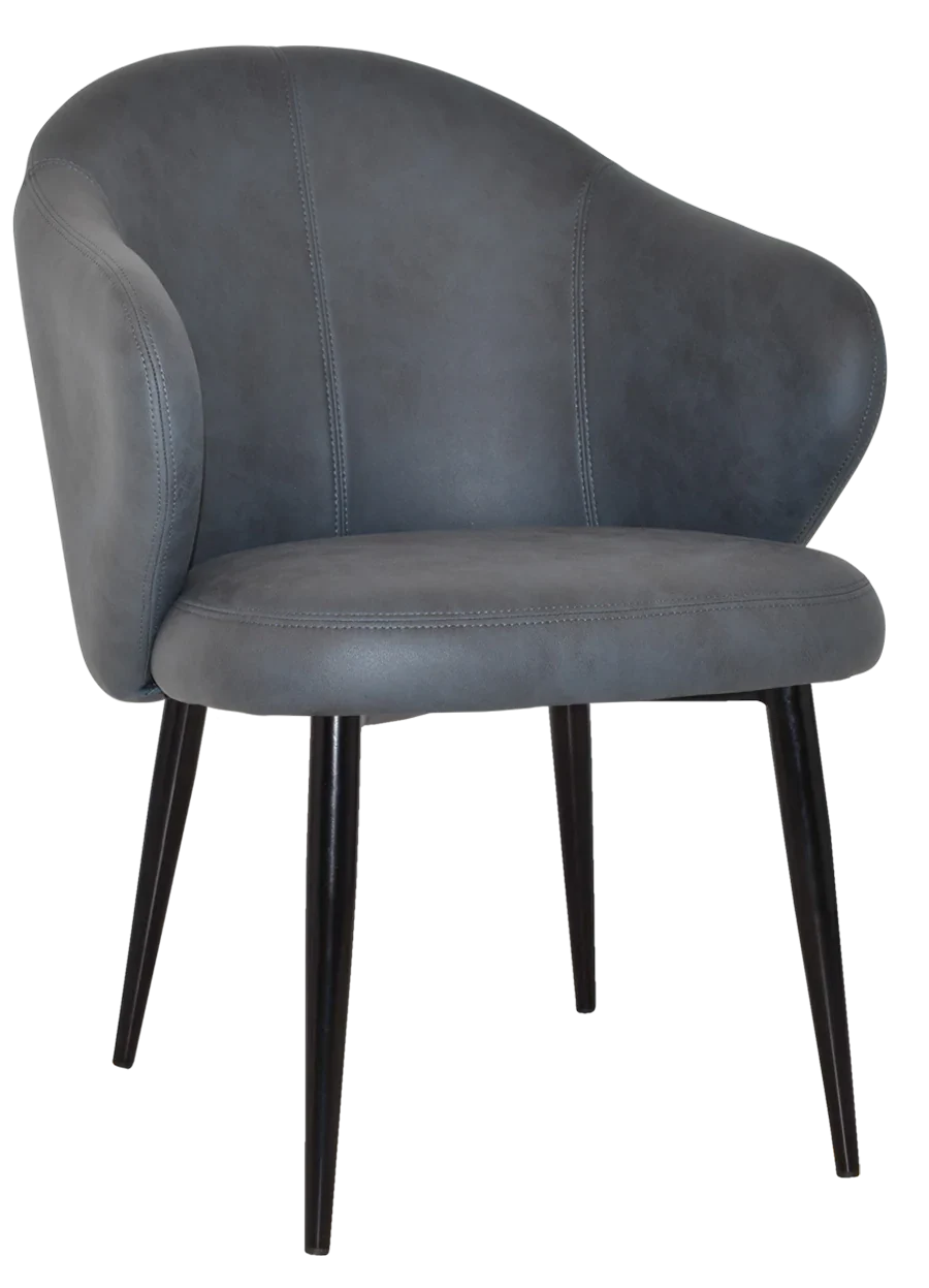 EZ ARM CHAIR HUGO METAL BLACK