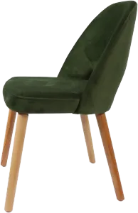 FL Semifreddo Velvet Upholstered Timber Legs Hospitality Chair thumbnail 7
