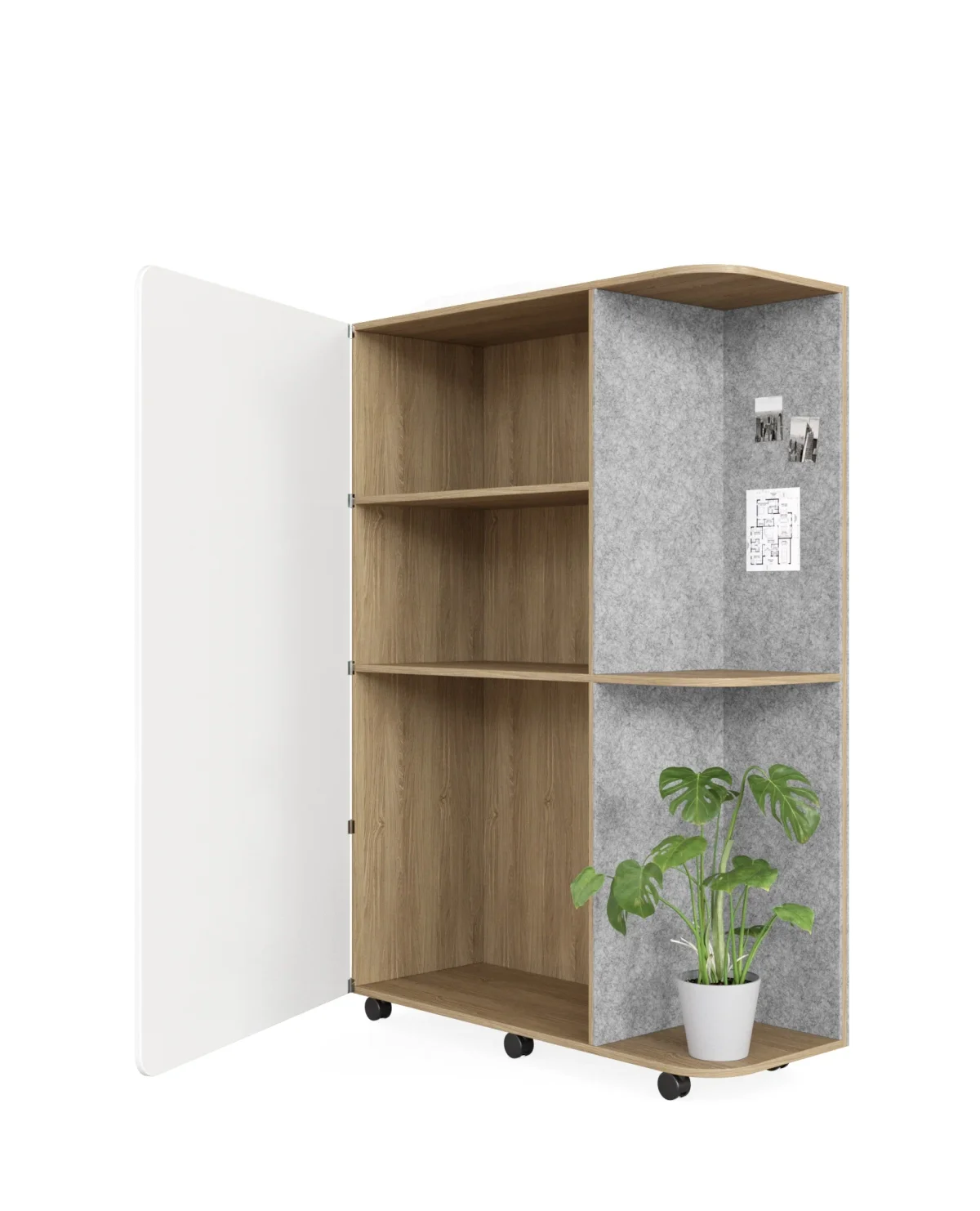 DD Multipurpose Portable Storage with White Sheen Door thumbnail 2