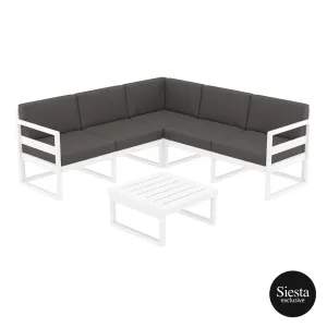 FL Mykonos Hospitality Outdoor Corner Loungeset with Cushions thumbnail 6
