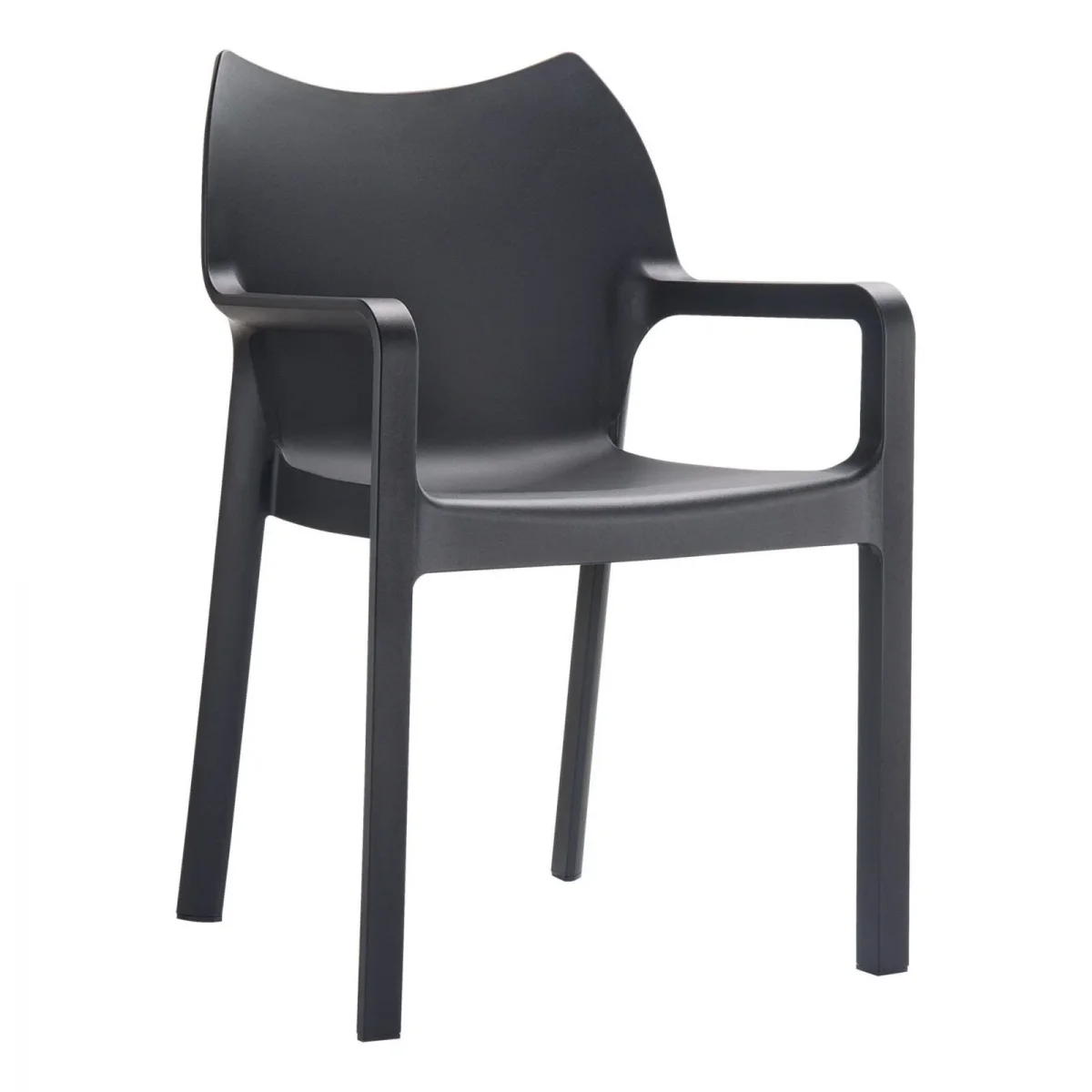 FL Diva Hospitality Stackable Outdoor Chair