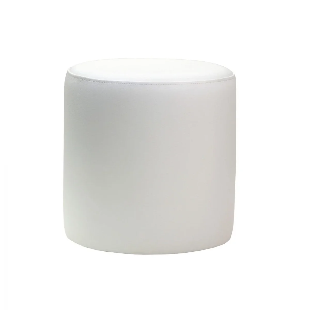 FL PU Leather Round Ottoman for Reception Area