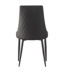 BT Magnus PU Leather Metal Leg Dining Chair thumbnail 6