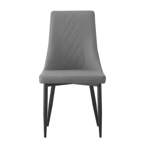 BT Magnus PU Leather Metal Leg Dining Chair thumbnail 8