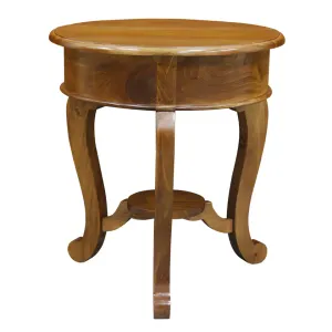 CT Queen Anne Cabriol leg 1 Drawer Lamp Table thumbnail 8