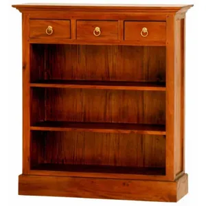 CT Tasmania Solid Timber 3 Drawer Bookcase thumbnail 4