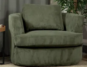 VI Charlotte Fabric Upholstered Swivel Chair thumbnail 9