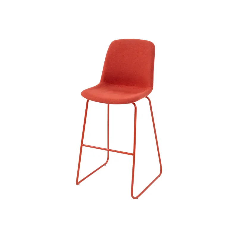 OL Vista Rise Sled Base Fabric Upholstered Hospitality High Chair