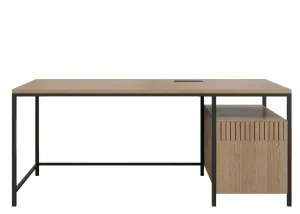 DD Rodger Metal Legs Executive Desk thumbnail 1