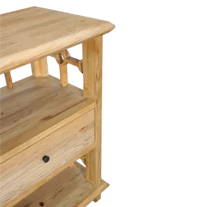 CR  Sonoma Solid Timber 3 Drawer 2 Shelf Open Buffet thumbnail 6