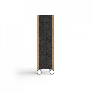 OL Rover 4 Door Mobile Locker with Acoustic Pinnable Board thumbnail 4