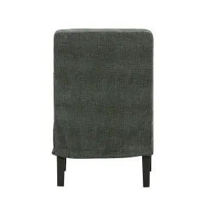 CR Bilboa Fabric Upholstered Timber Leg Armchair thumbnail 4