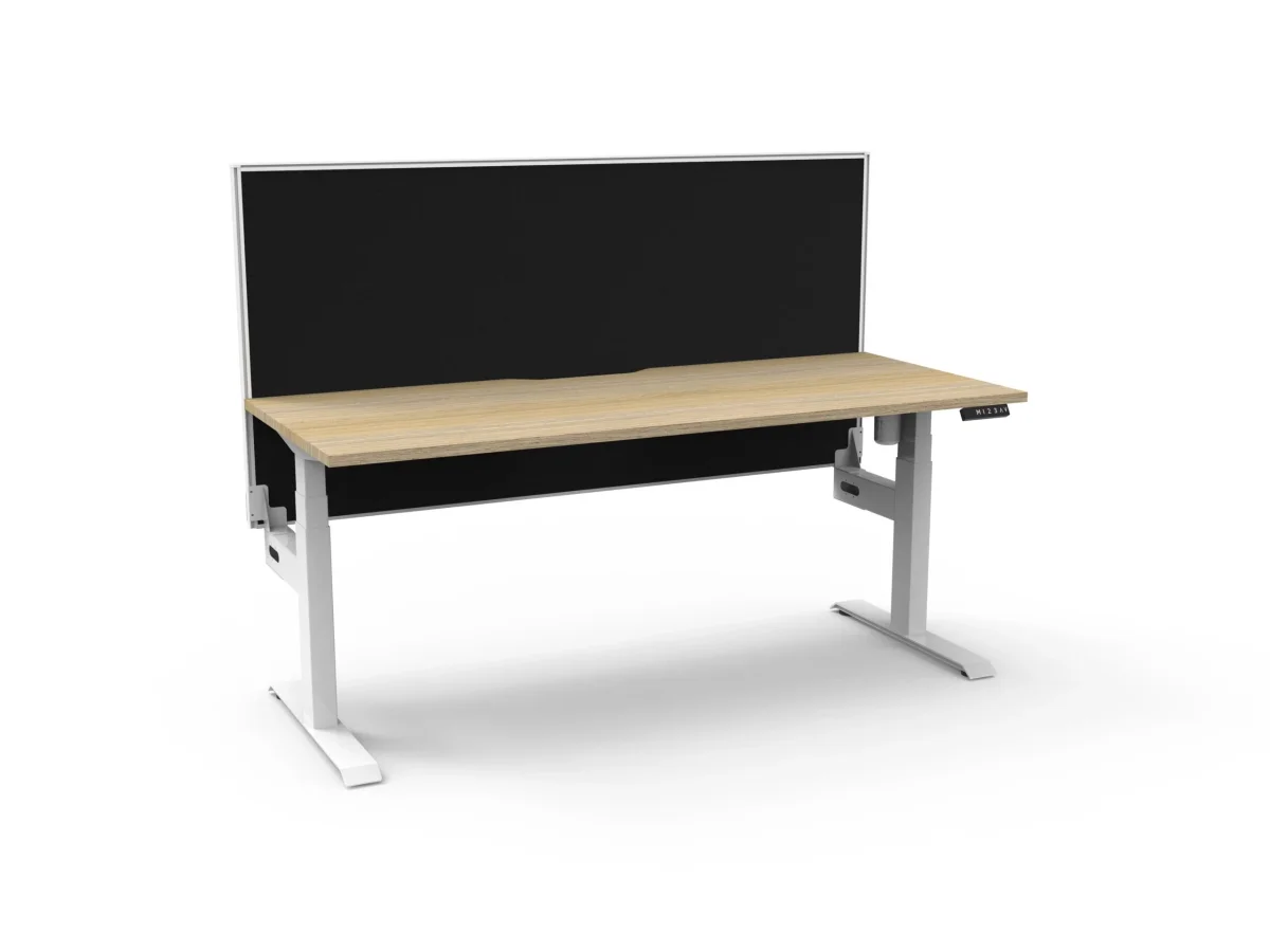 RL Boost Light Motorized Height Adjustable Workstation with SHUSH30 Screen