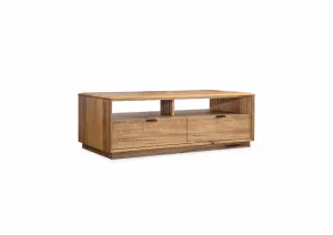 VI Galway Solid Timber 2 Drawer Coffee Table thumbnail 1