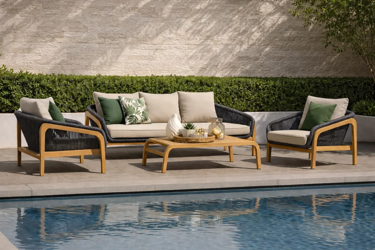 CR Cameo Solid Timber Outdoor Coffee Table
