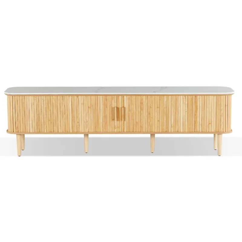 BT Melba 2 Door Marble Top Entertainment Unit