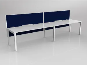 OL Axis 2 User Single Sided Workstation with Hung Screen - Breathe Fabric thumbnail 6