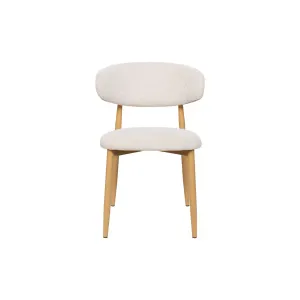 VI Louis Fabric Upholstered Metal Leg Dining Chair thumbnail 8
