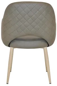 EZ Albury Birch Colour Metal Leg Upholstered Hospitality Dining Armchair thumbnail 7