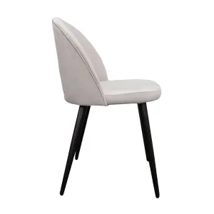 VI Channon Fabric Upholstered Metal Leg Dining Chair thumbnail 5