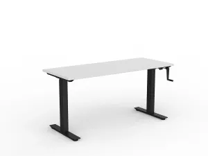 OL Agile Winder Height Adjustable Desk - Black Frame thumbnail 5