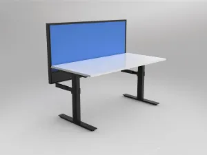 OL Studio50 Deskmount Screens Panel - Breath Fabric with Black Frame - 1200mm Height thumbnail 5