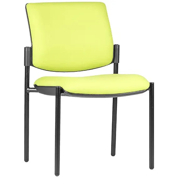 ST Maxi Black 4 Leg Upholstered Hospitality Chair