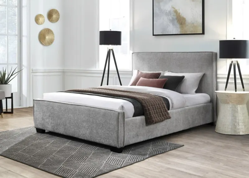 VI Betty Fabric Upholstered Bed