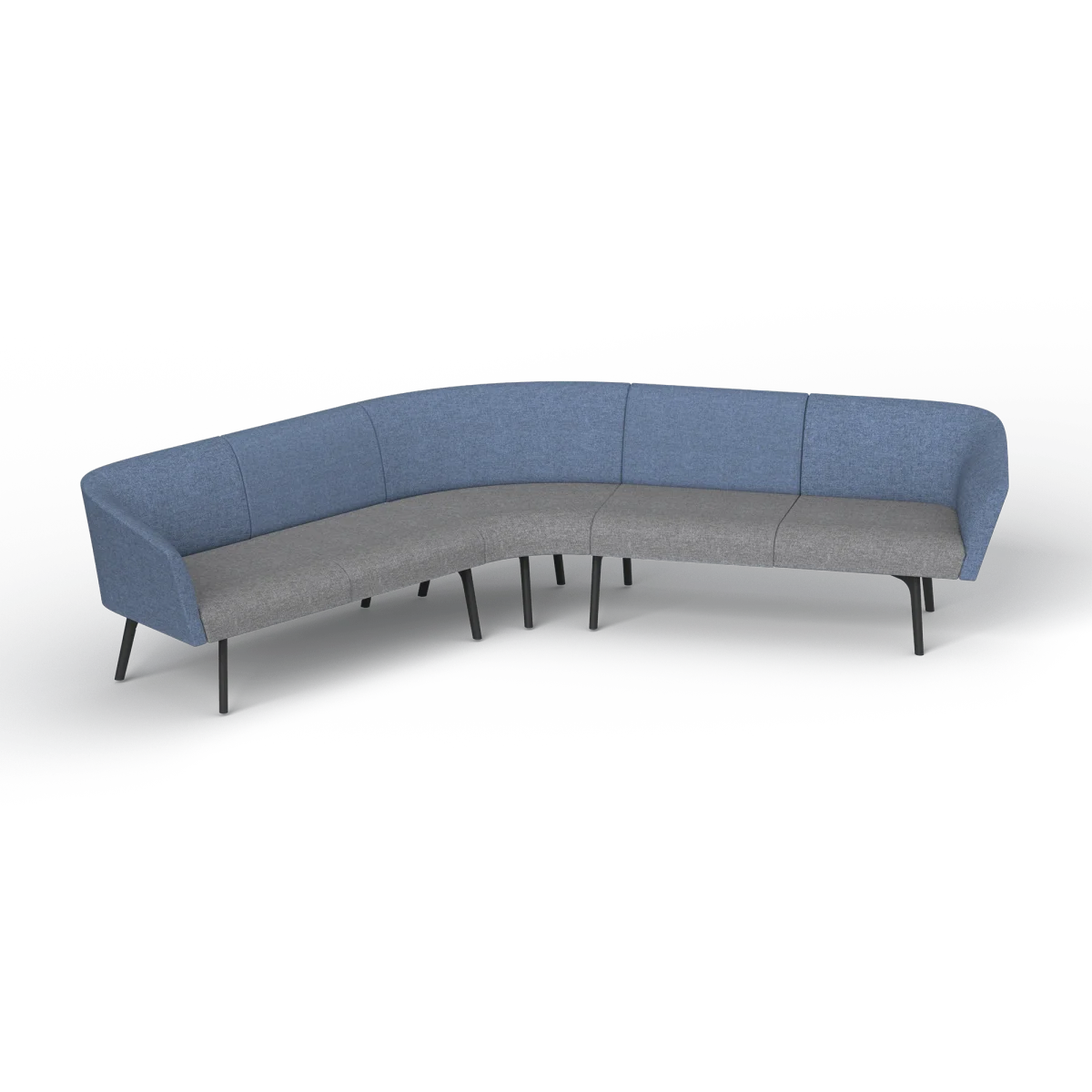 OL Willow Fabric Upholstered Reception Area Corner Sofa