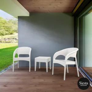 FL 3 Piece Balcony Chat Setting with Side Table thumbnail 1