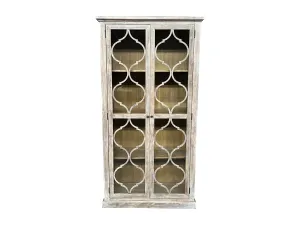 MF Majestic Recycled Timber Bookcase Display Cabinet thumbnail 1