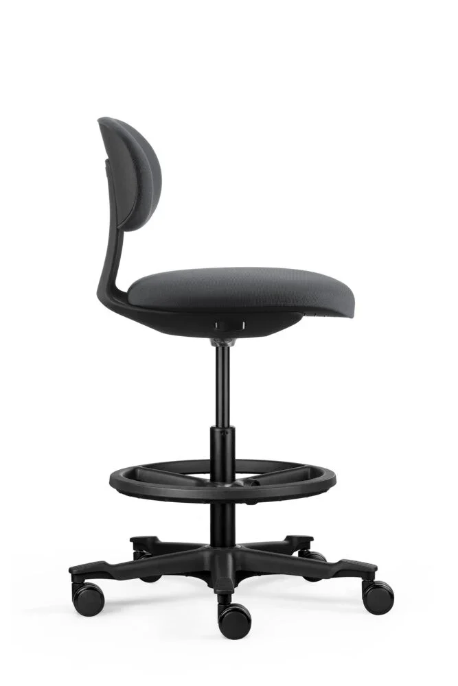 RL Yoyo Fabric Upholstered Drafting Chair
