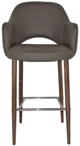 EZ STOOL ALBURY ARM 750 METAL LIGHT WALNUT thumbnail 9