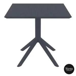 FL Sky Hospitality Square Outdoor Dining Table thumbnail 1