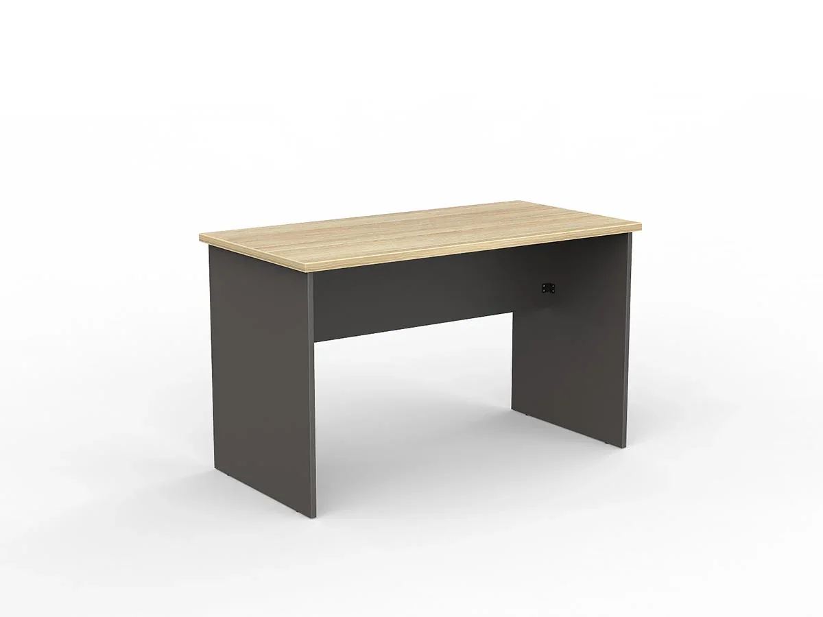 OL AltoSystem Straightline Desk – Oak