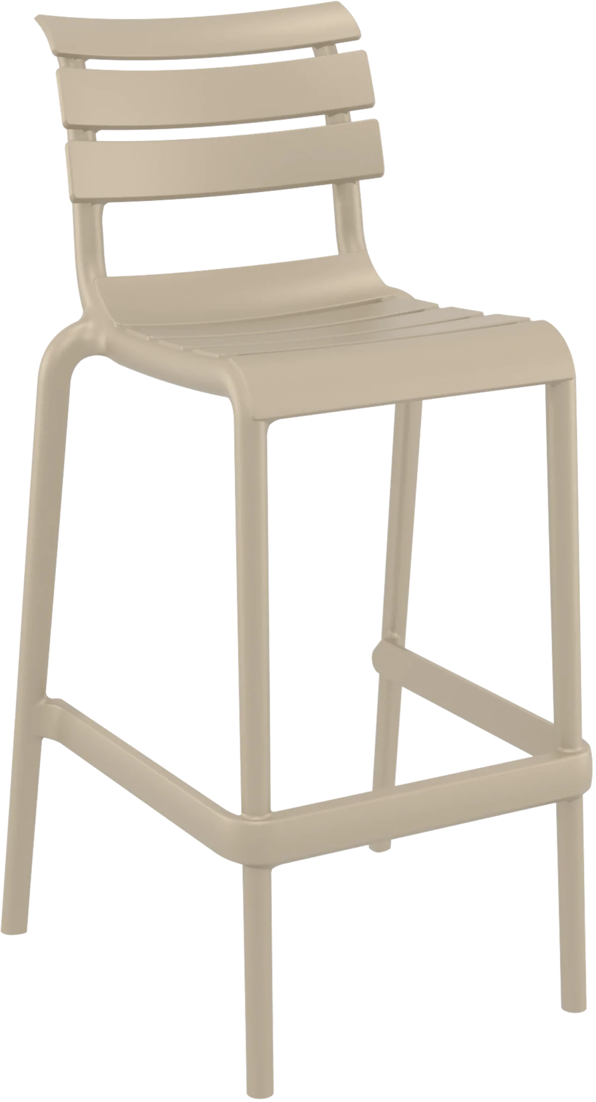 FL Helen Hospitality Stackable Outdoor Barstool