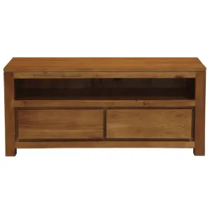 CT Amsterdam Solid Timber 2 Drawer Entertainment Unit thumbnail 1
