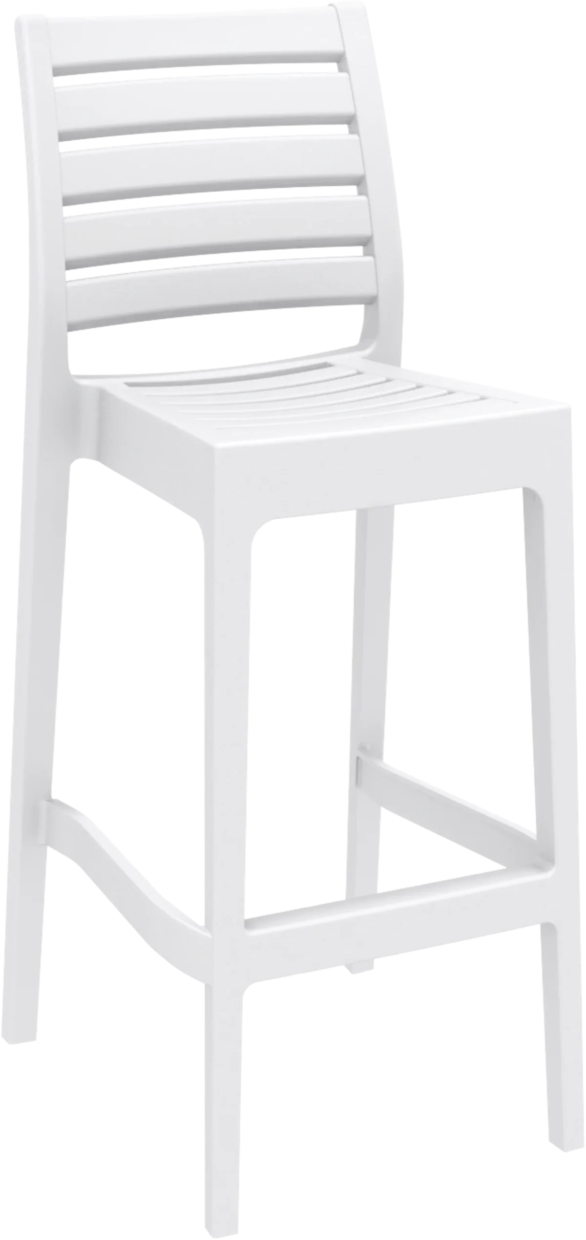 FL 5 Piece Vegas Hospitality Outdoor Extendable Bar Table with Ares Barstools