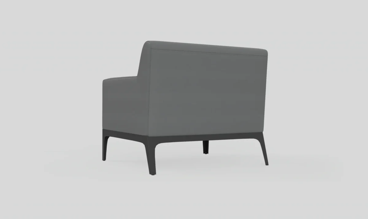 OL Cedar PU Leather Upholstered Single Seater Breakout Lounge