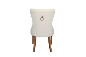 BT Elena Cream PU Leather Upholstered Dining Chair thumbnail 4