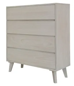 VI Polo Solid Timber 4 Drawer Tallboy thumbnail 2