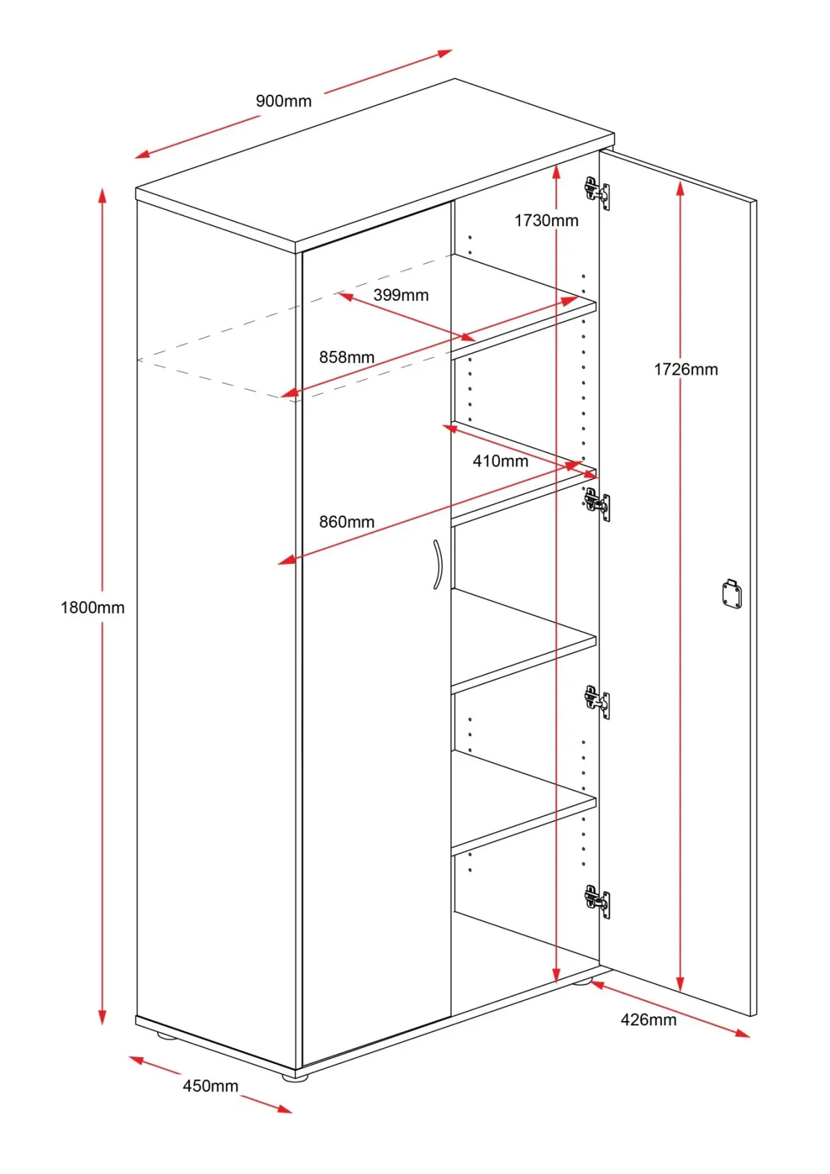 RL Rapid Span Storage Cupboard