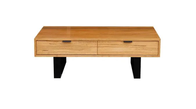 MD Senart Merri Veneer 2 Drawer Coffee Table
