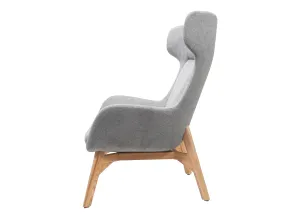 RL Calypso Fabric Upholstered Wing Back Breakout Chair thumbnail 3