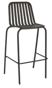EZ Primavera Aluminium Hospitality Outdoor Stackable High Chair thumbnail 1