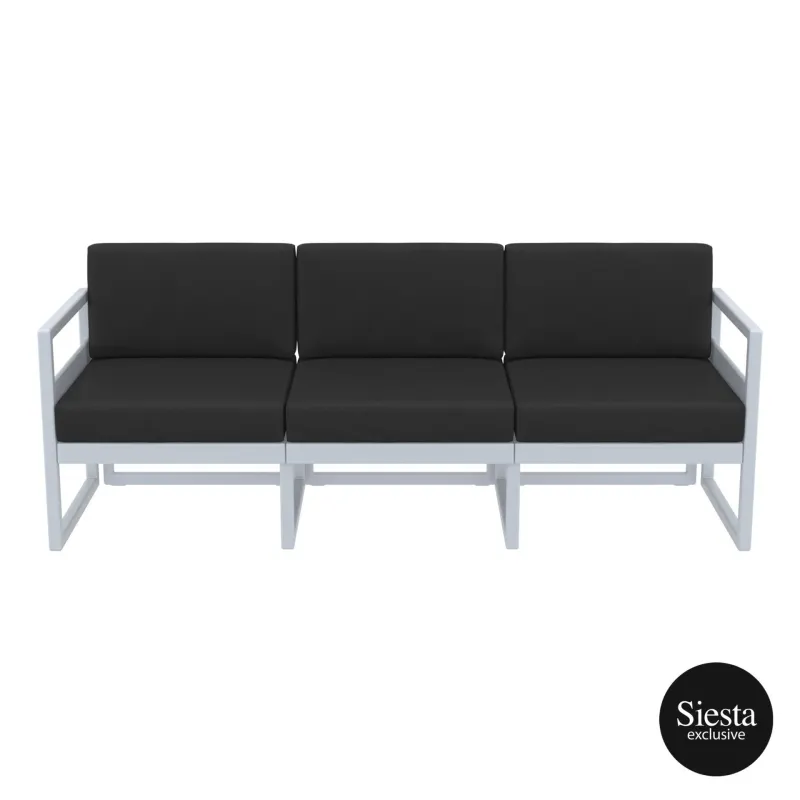 FL Mykonos Hospitality Outdoor 3 Seater Lounge