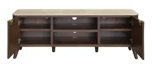 VI Cotswold Stone Top Solid Timber 2 Drawer and 2 Niches TV Unit thumbnail 3